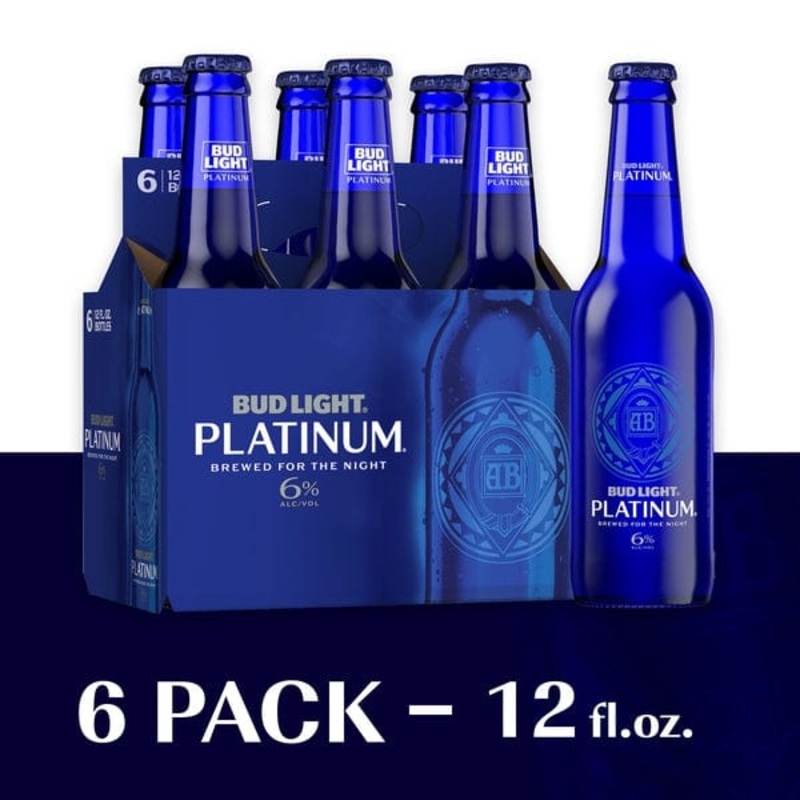 BUD LIGHT PLATINUM 6PK BTL