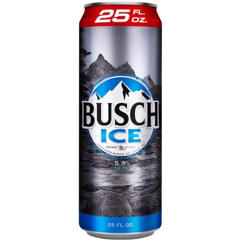 BUSCH ICE 25 OZ CAN