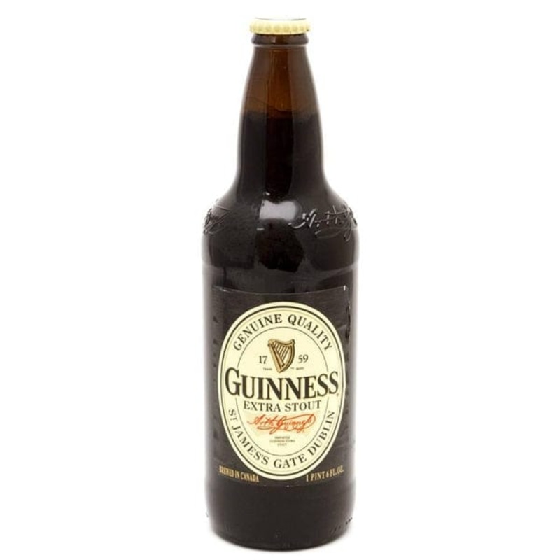 GUINNESS EXTRA STOUT 22OZ BTL