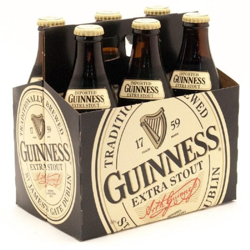 GUINNESS EXTRA STOUT 6PK BTL