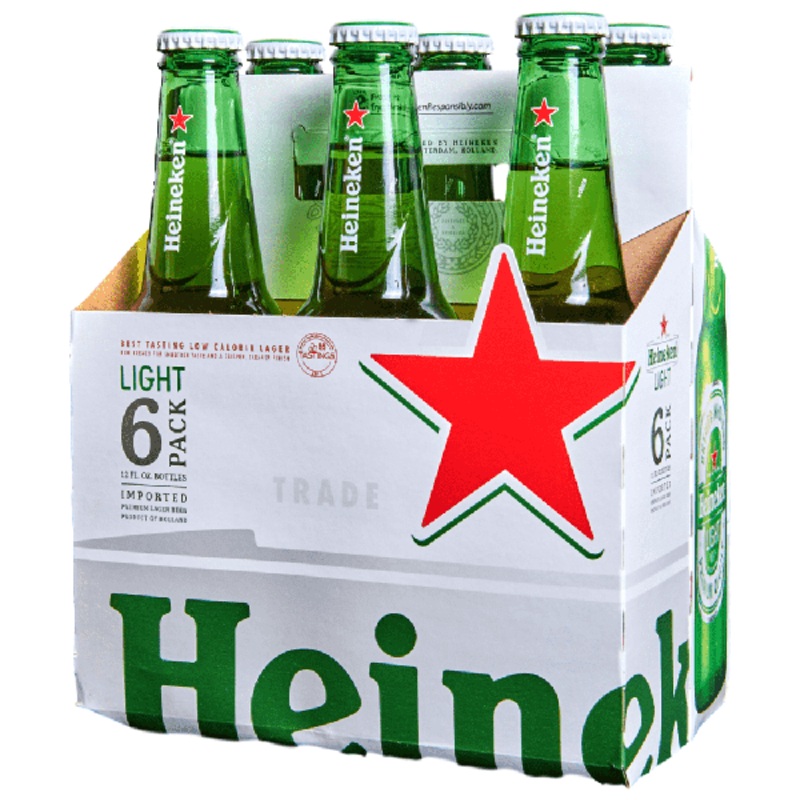 HEINEKEN LIGHT 6PK BTL