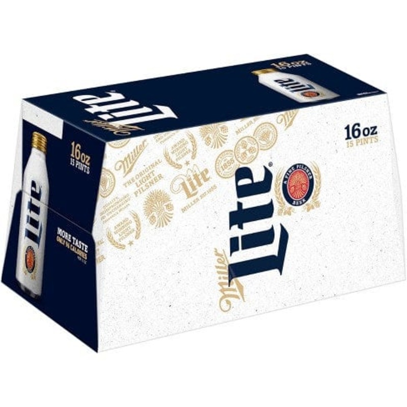 MILLER LITE 15PK 16OZ ALUM