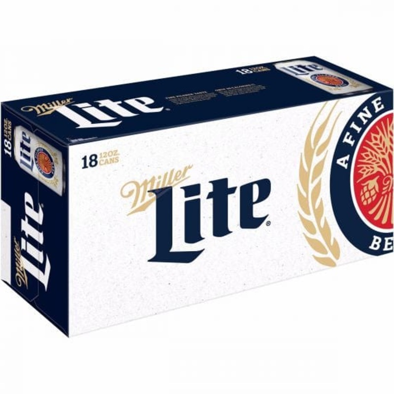 MILLER LITE 18PK CAN
