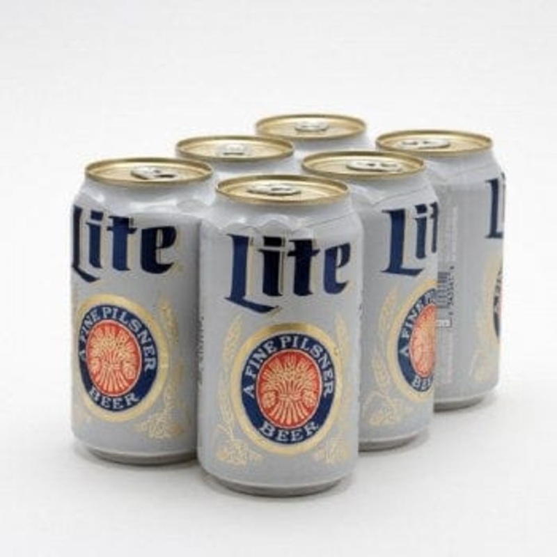 MILLER LITE 6PK 8OZ CANS