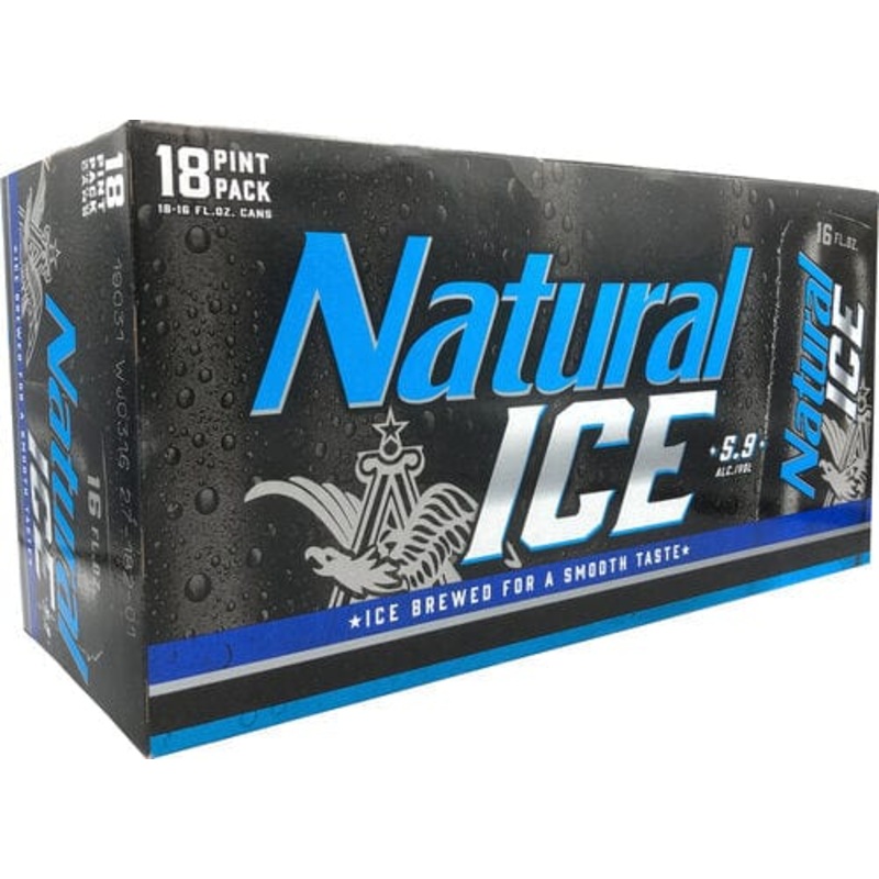 NATURAL ICE 18PK 16OZ CAN