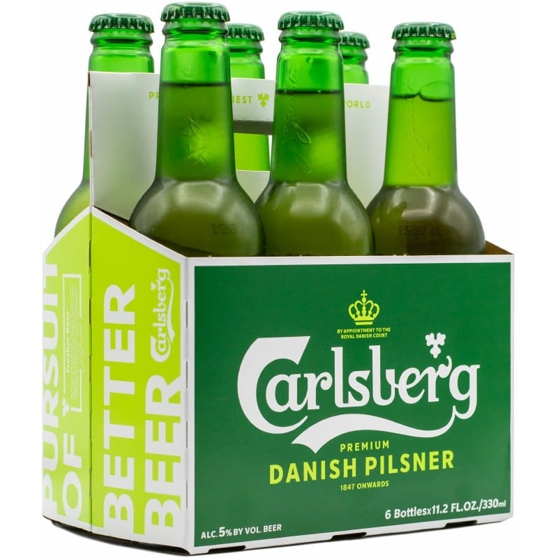 CARLSBERG PILSNER 6PK BTL