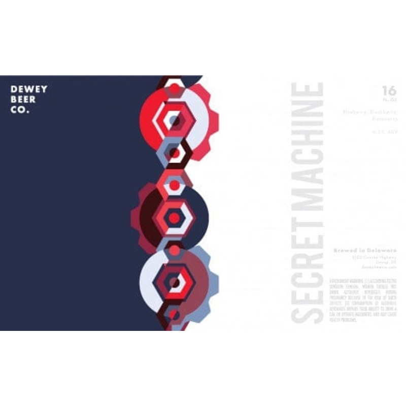 DEWEY BEER CO SM TRIPLE BERRY 4PK