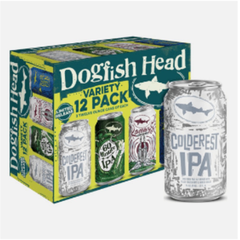 DOGFISH IPA VARIETY 12PK CAN