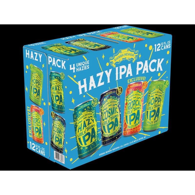 SIERRA NEVADA HAZY IPA VARIETY 12 PACK CANS