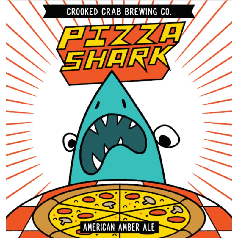 CROOKED CRAB PIZZA SHARK 6PK