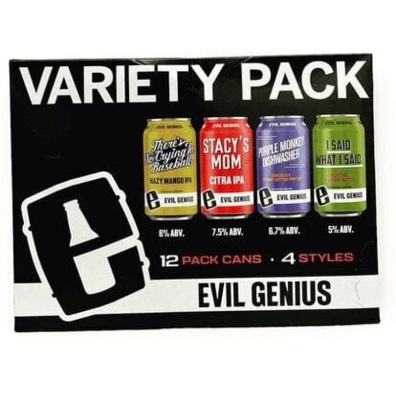 EVIL GENIUS VARIETY 12 PK CAN
