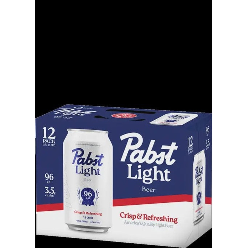 PABST BLUE RIBBON LIGHT 12PK  CAN